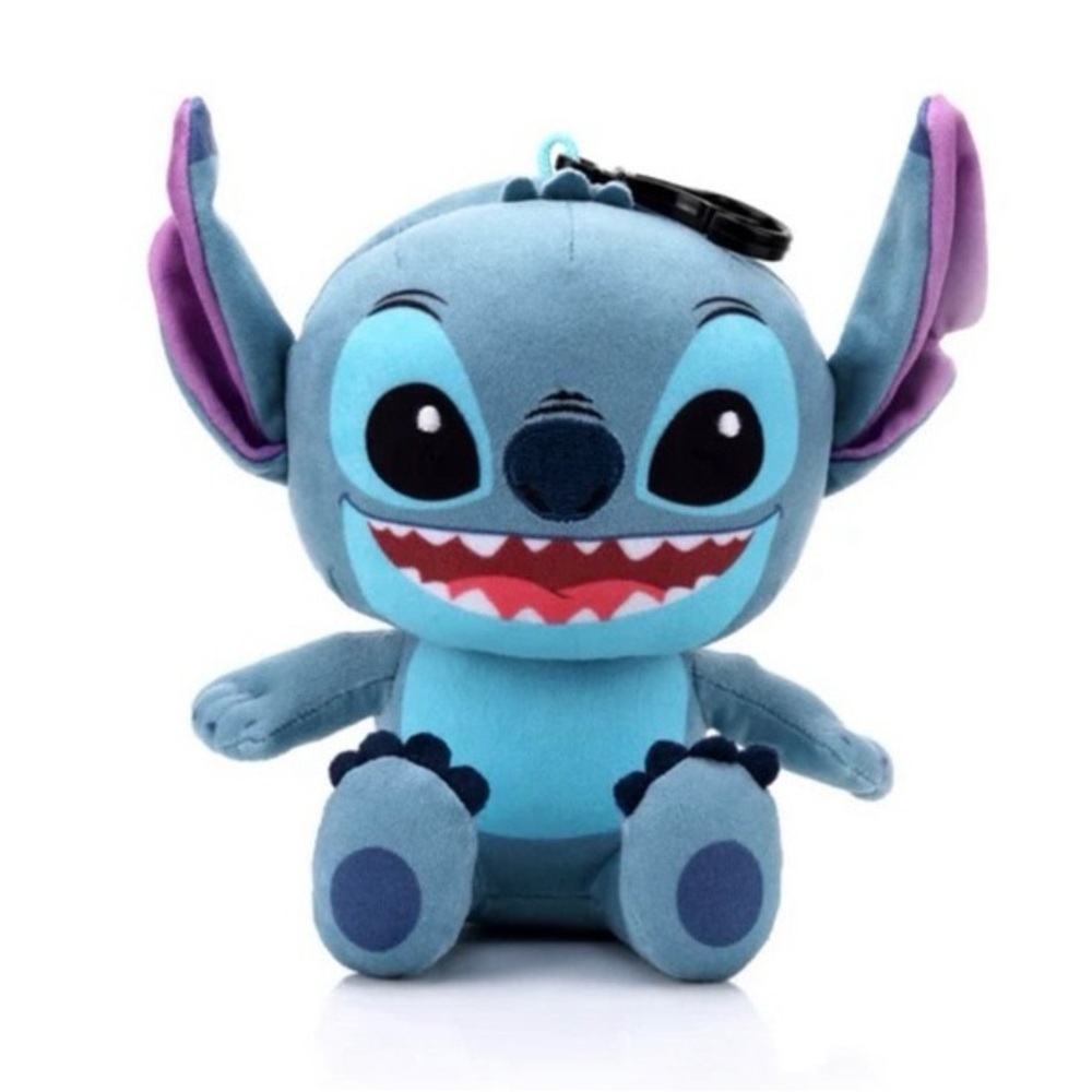 Disney Stitch Mini Bluetooth Plush Speaker with Keychain Bitty Boomers NEW